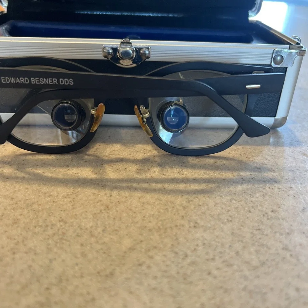 Dental/Surgical Vision Loupe Glasses Famous Surgeon RARE VINTAGE